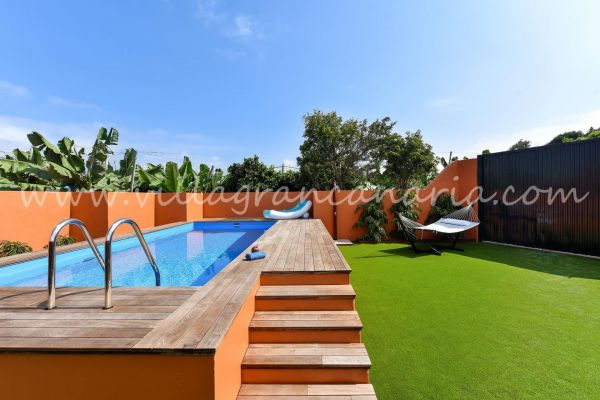 Finca La Casona de Abajo Arucas|VillaGranCanaria Piscina