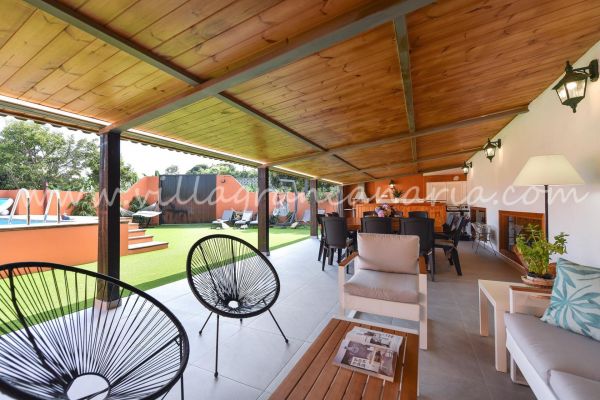 Finca La Casona de Abajo Arucas|VillaGranCanaria Terraza