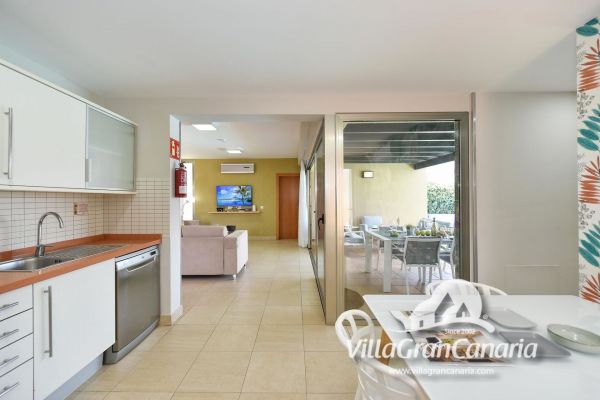 2 en PAR 4 | Salobre Golf | VillaGranCanaria Cocina