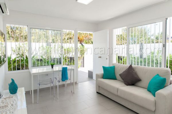 Alquilar Bungalow San Agustín ET1 | VillaGranCanaria Salón