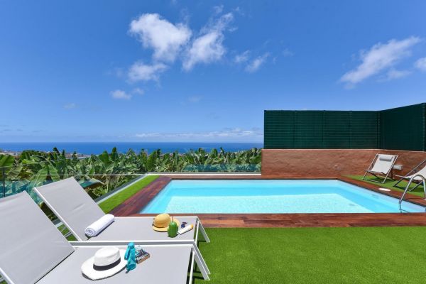 Finca with pool La Casa de Arriba in Arucas | VillaGranCanaria Piscina