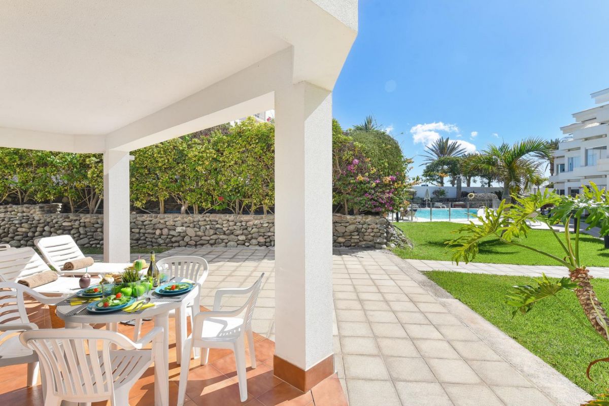 Beach Apartment Aida LSF 112 in Playa del Ingles | VillaGranCanaria Terraza