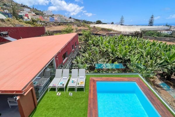 Finca with pool La Casa de Arriba in Arucas | VillaGranCanaria Piscina