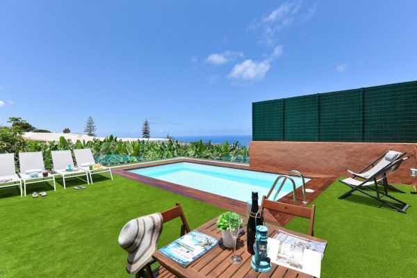 Finca with pool La Casa de Arriba in Arucas | VillaGranCanaria Piscina