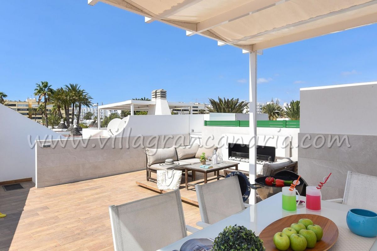 Bungalow Irene | Playa del Inglés | VillaGranCanaria Terraza
