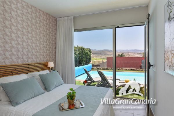 2 en PAR 4 | Salobre Golf | VillaGranCanaria Dormitorio 1