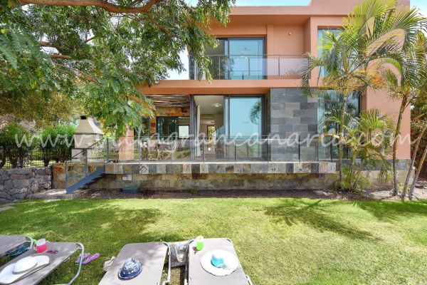 Los Lagos 40 | Salobre Golf | VillaGranCanaria Jardín