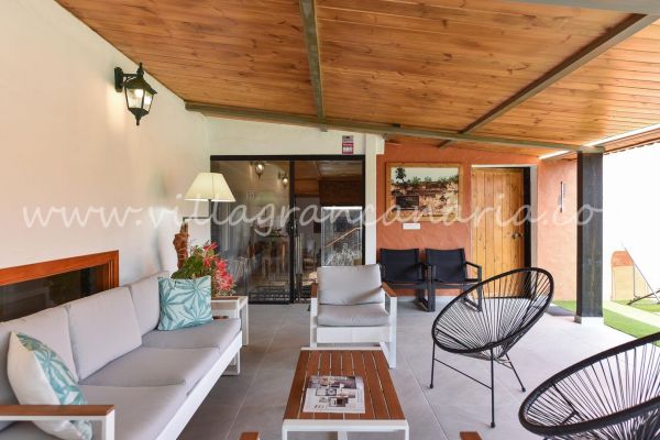 Finca La Casona de Abajo Arucas|VillaGranCanaria Terraza