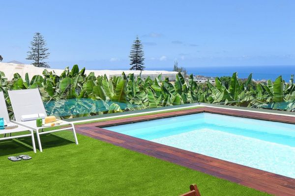 Finca with pool La Casa de Arriba in Arucas | VillaGranCanaria Piscina