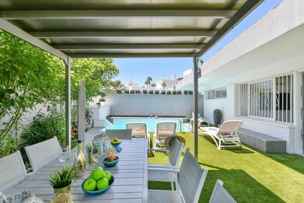 Alquilar Bungalow San Agustín ET1 | VillaGranCanaria Terraza