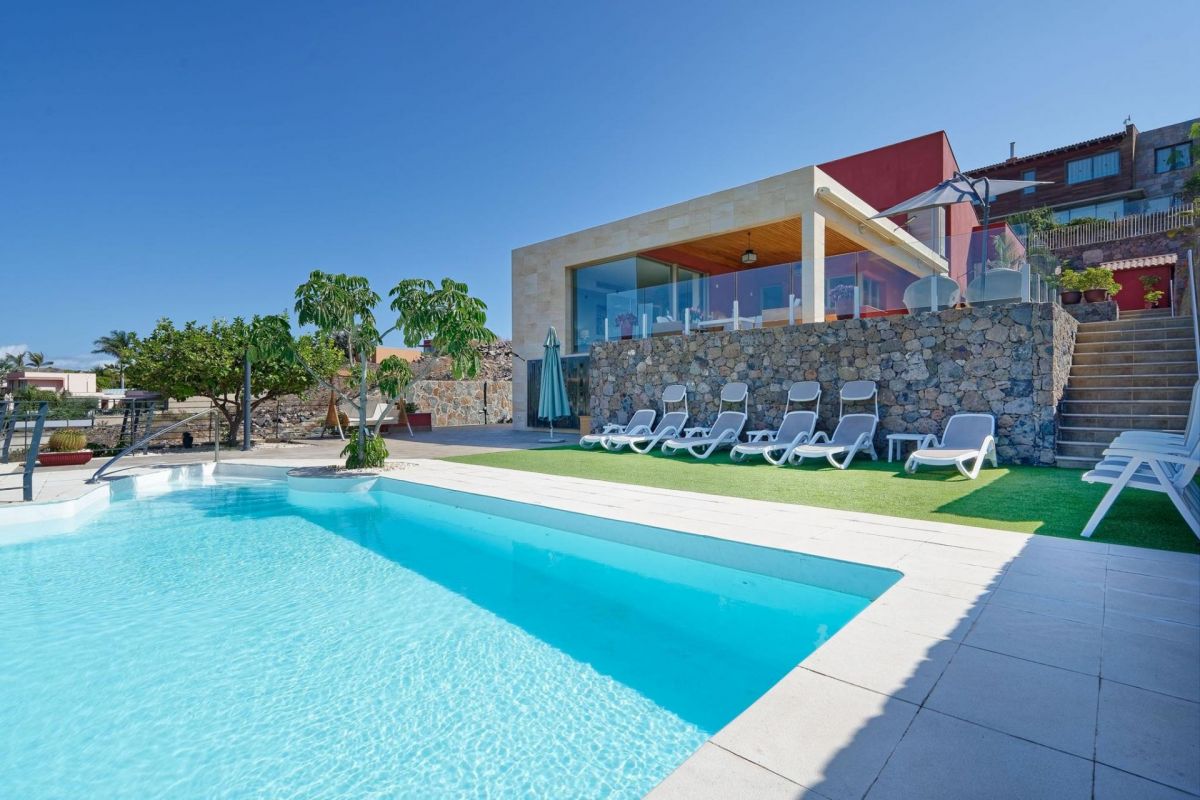 Villa Piedra Amarilla | Salobre Golf | VillaGranCanaria Piscina