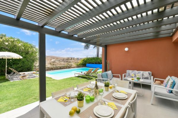 21 en PAR 4 | Salobre Golf | VillaGranCanaria Terraza