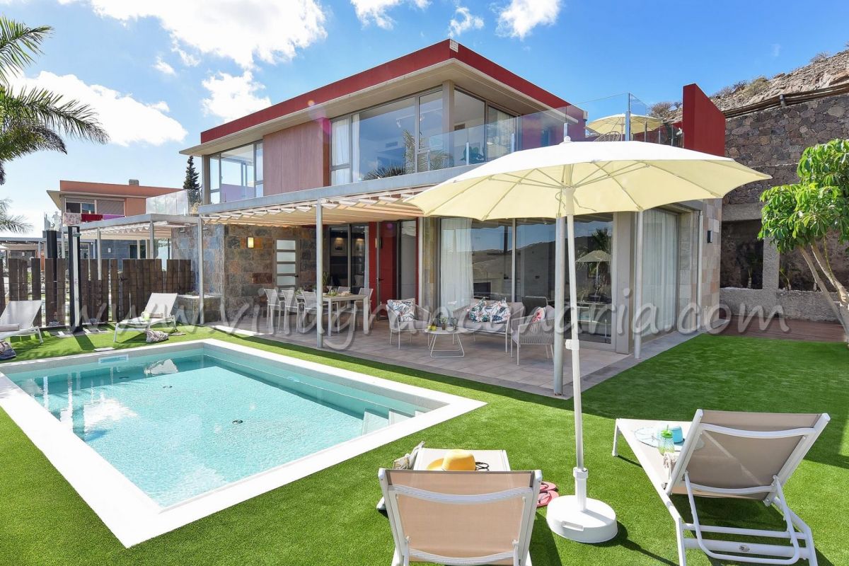 Villa Los Dragos 4 | Salobre Golf | VillaGranCanaria Piscina