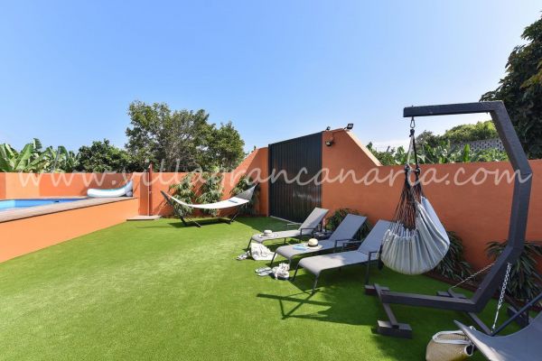Finca La Casona de Abajo Arucas|VillaGranCanaria Jardín