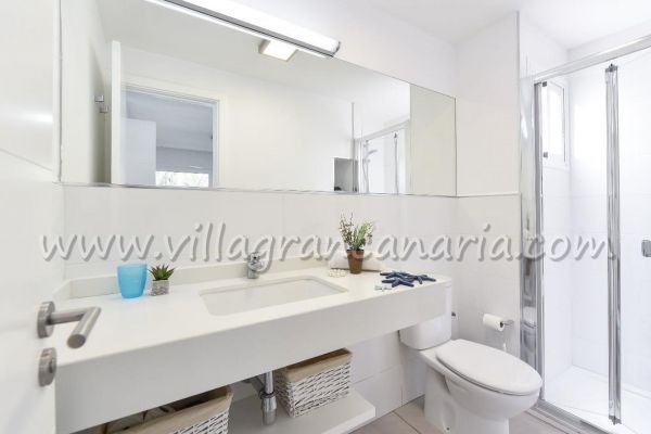 Alquilar Bungalow San Agustín ET1 | VillaGranCanaria Baño 1