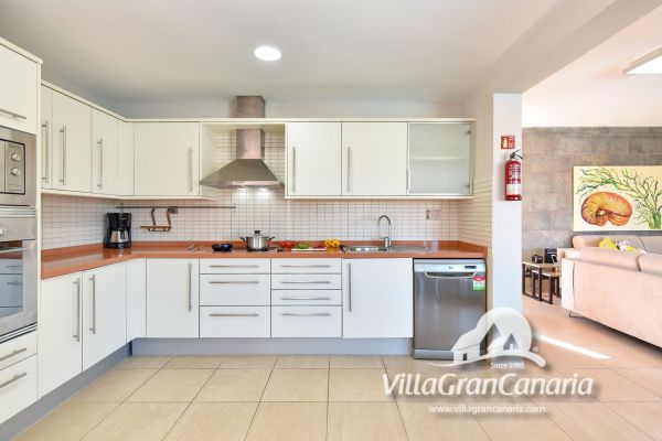 2 en PAR 4 | Salobre Golf | VillaGranCanaria Cocina
