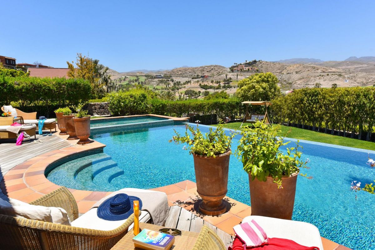Villa Canela auf Salobre Golf | VillaGranCanaria Piscina