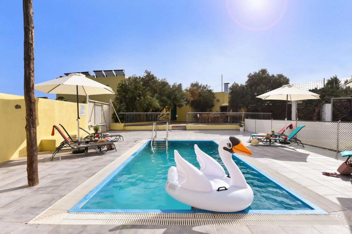 Villa familiale Algodones avec piscine - Gîte rural à louer à Ingenio, Gran Canaria Piscine