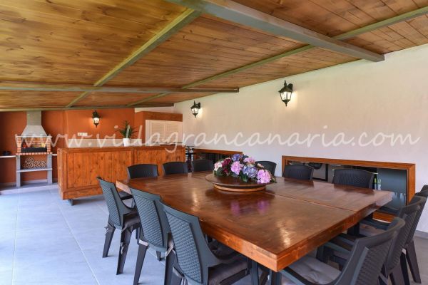 Finca La Casona de Abajo Arucas|VillaGranCanaria Comedor