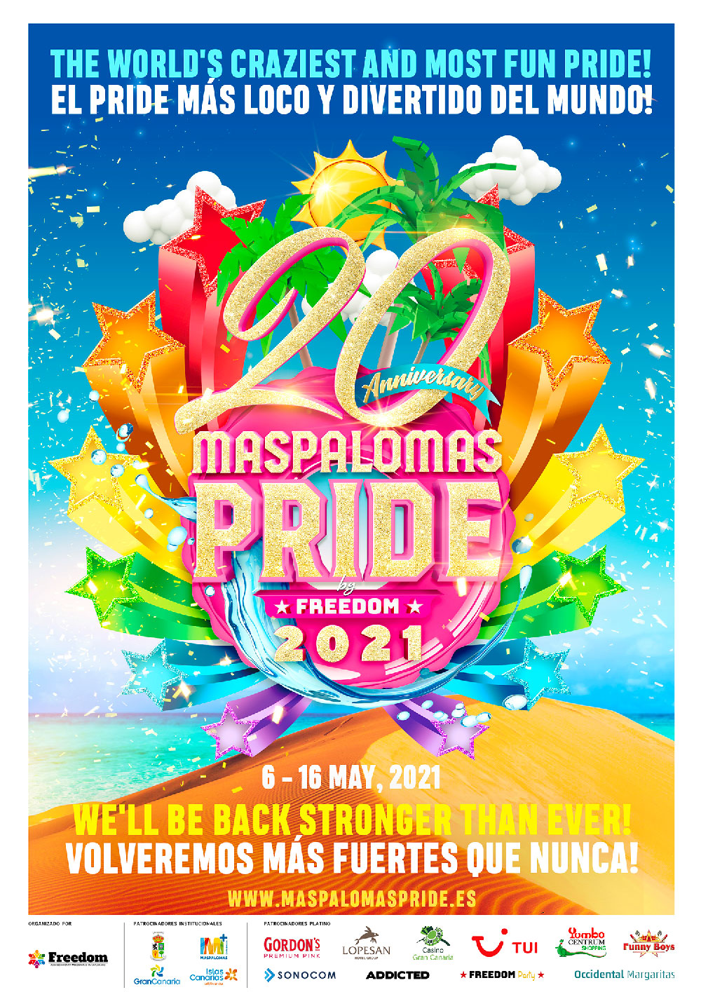 ▷ Maspalomas Gay Pride Maspalomas【2023】 - VillaGranCanaria