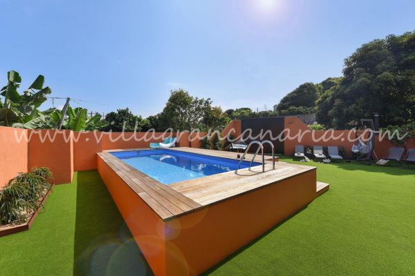 Finca La Casona de Abajo Arucas|VillaGranCanaria Piscina