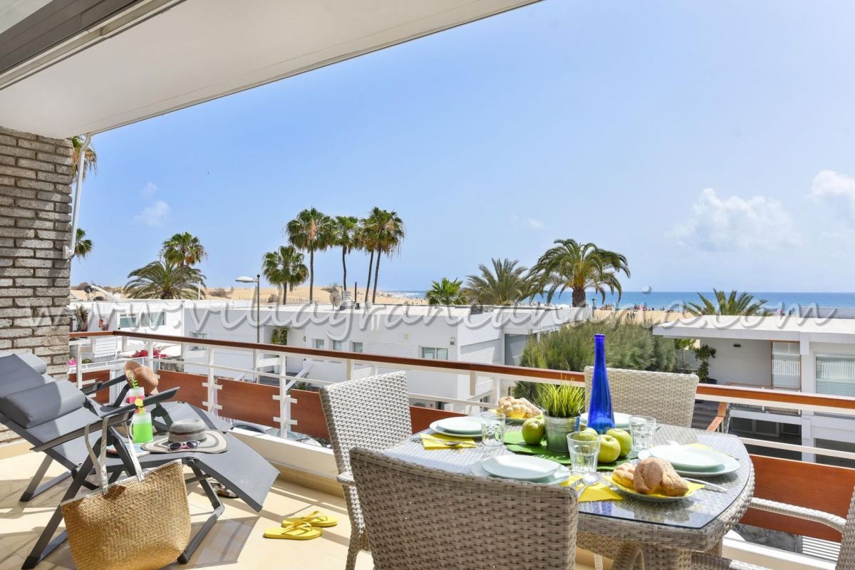Apartamento Charca CM18 | Maspalomas | VillaGranCanaria Balcón