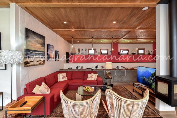 Finca La Casona de Abajo Arucas|VillaGranCanaria Salón