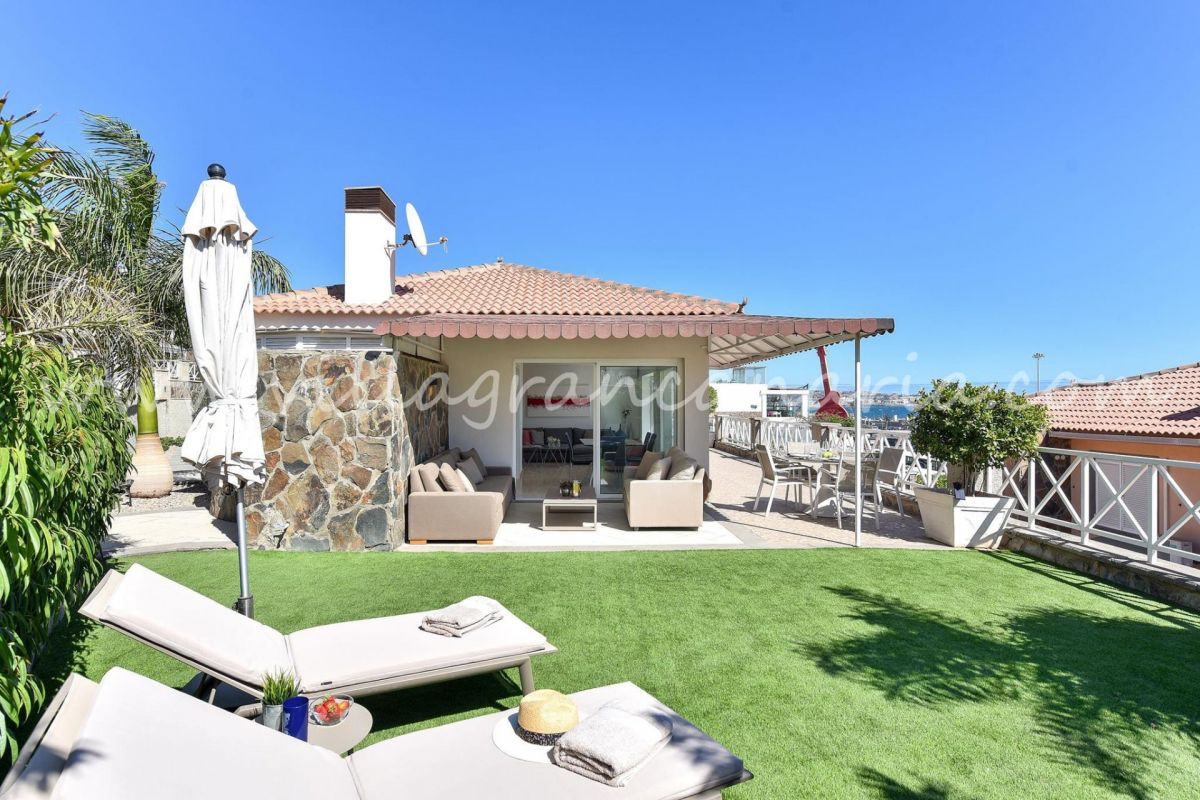 Chalet Santa Ana 19 | Playa del Inglés | VillaGranCanaria Jardín