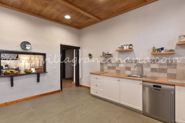 Finca La Casona de Abajo Arucas|VillaGranCanaria Cocina