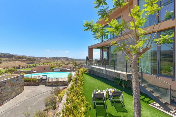 Los Lagos 36 | Salobre Golf | VillaGranCanaria Jardín