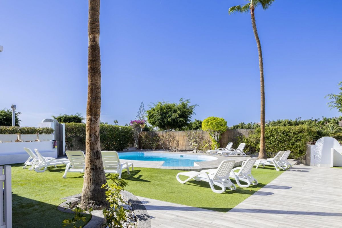 Bungalow Las Nectarinas Maspalomas | VillaGranCanaria Piscina