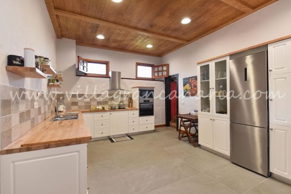 Finca La Casona de Abajo Arucas|VillaGranCanaria Cocina