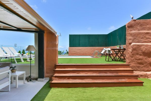 Finca with pool La Casa de Arriba in Arucas | VillaGranCanaria Jardín