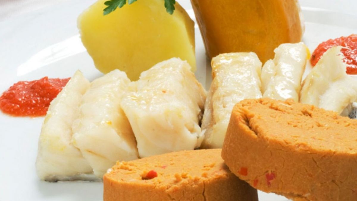 Traditional Canary Islands cooking: sancocho