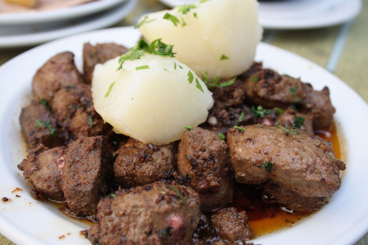 Traditional Canarian cuisine: carajacas