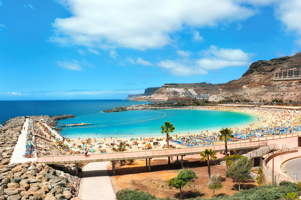 amadores beach view from above