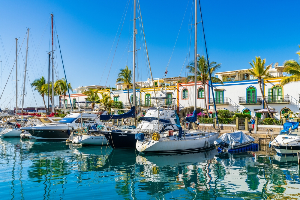 puerto de mogán port in gran canaria