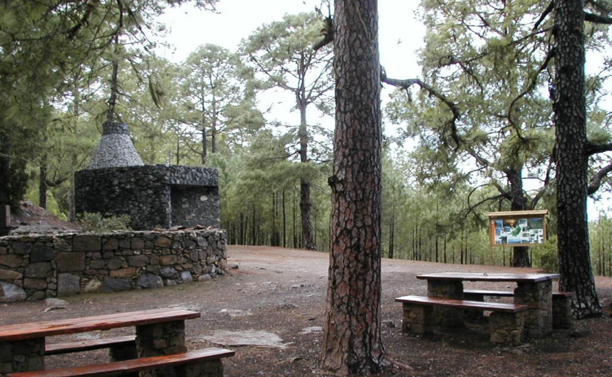 barbecue and picnic area in tamadaba